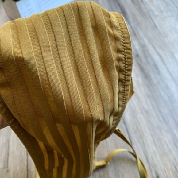 Madewell Gold Mustard Bandeau Removeable Straps - Picture 6 of 8